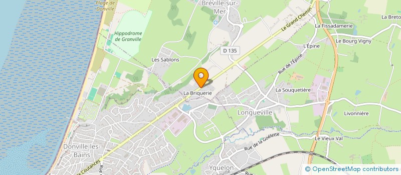 localisation de l'entreprise SCI FLORANE  BREVILLE-SUR-MER