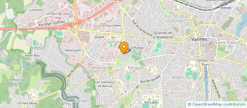 localisation de l'entreprise SCI FLORANGES à VANNES