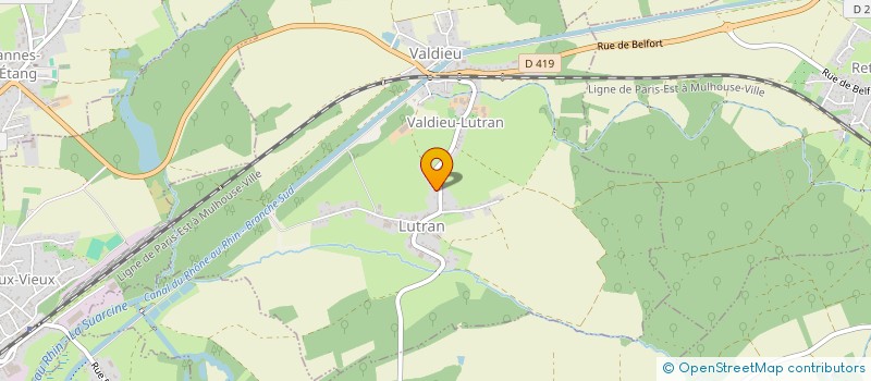 localisation de l'entreprise SCI FLORANNE  VALDIEU-LUTRAN