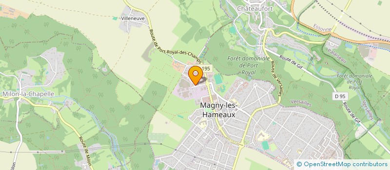 localisation de l'entreprise SCI FLORANT  MAGNY-LES-HAMEAUX