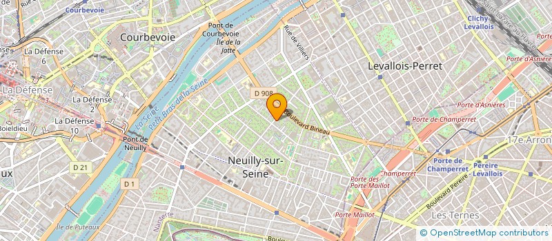 localisation de l'entreprise SCI FLORANTE à NEUILLY-SUR-SEINE