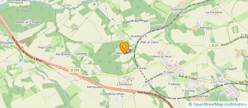 localisation de l'entreprise SCI FLORE  PONT-DE-BUIS-LES-QUIMERCH