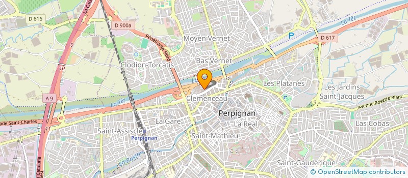 localisation de l'entreprise SCI FLORE à PERPIGNAN