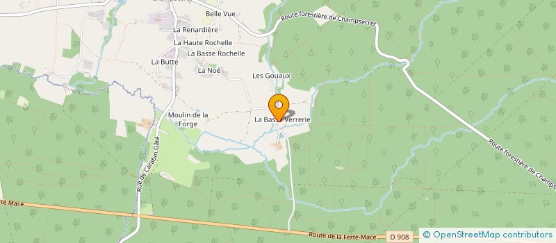 localisation de l'entreprise SCI FLORE à DOMFRONT-EN-POIRAIE