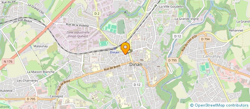 localisation de l'entreprise SCI FLORE  DINAN