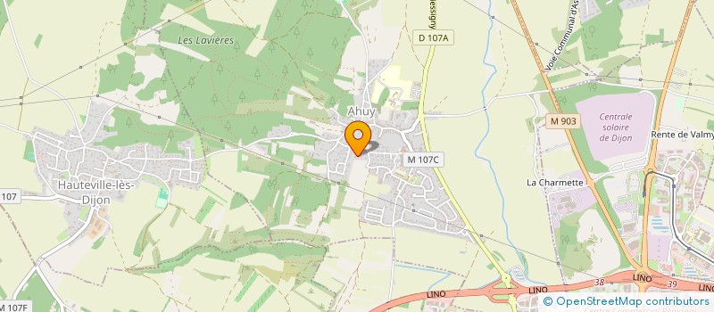 localisation de l'entreprise SCI FLORE  AHUY