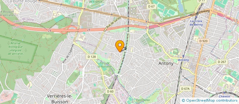 localisation de l'entreprise SCI FLORE à ANTONY
