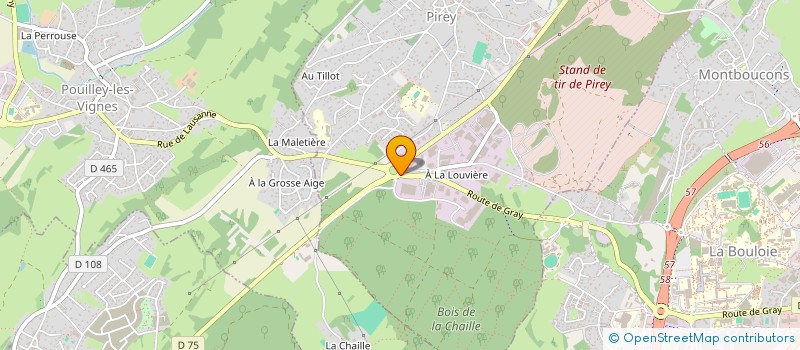 localisation de l'entreprise SCI FLORE  PIREY