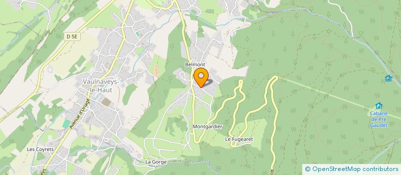 localisation de l'entreprise SCI FLORE  SAINT MARTIN D'URIAGE