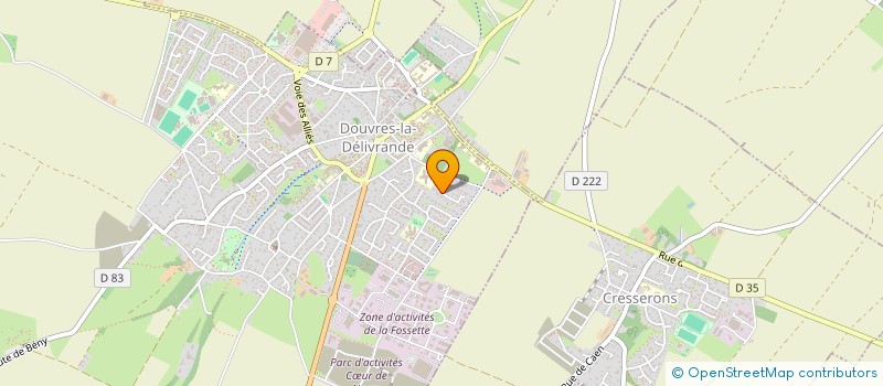 localisation de l'entreprise SCI FLORE DE GUILU  DOUVRES-LA-DELIVRANDE