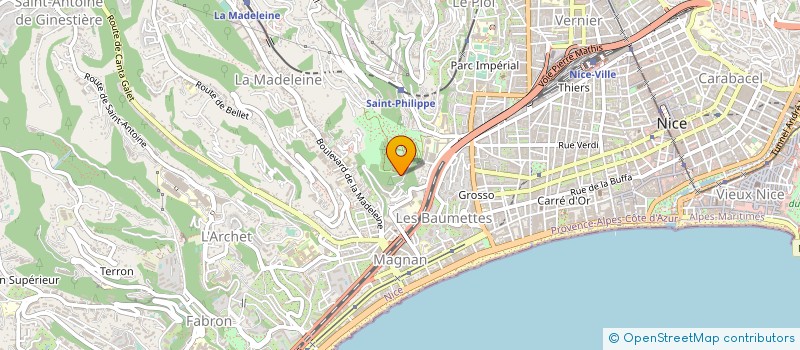 localisation de l'entreprise SCI FLORE DI BOSCO à NICE