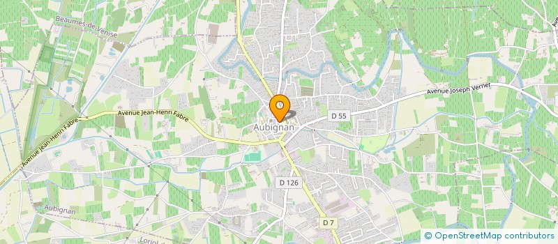 localisation de l'entreprise SCI FLOREA  AUBIGNAN