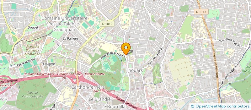 localisation de l'entreprise SCI FLOREAL  TALENCE