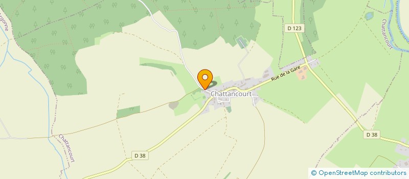 localisation de l'entreprise SCI FLOREAL à CHATTANCOURT