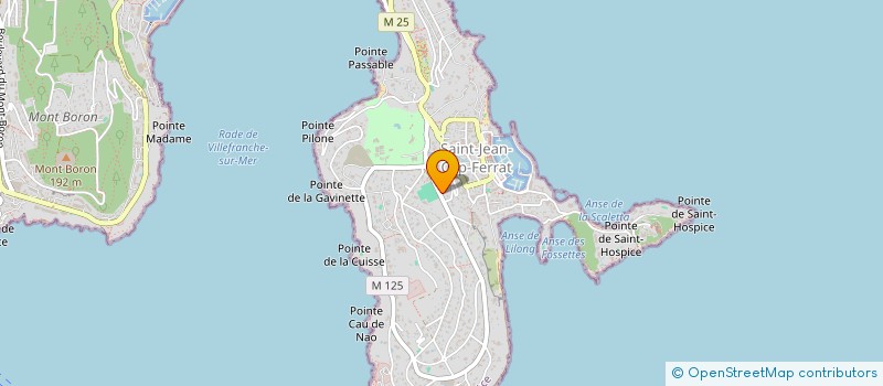 localisation de l'entreprise SCI FLOREANA à SAINT-JEAN-CAP-FERRAT