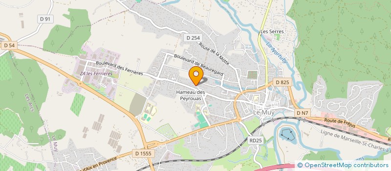 localisation de l'entreprise SCI FLOREANA  LE MUY