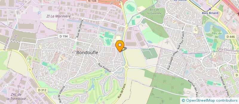 localisation de l'entreprise SCI FLOREDYL à BONDOUFLE
