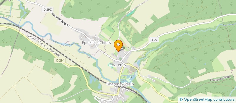 localisation de l'entreprise SCI FLOREJE  CHARENCY-VEZIN