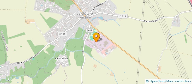 localisation de l'entreprise SCI FLOREL  LE CHATELET-EN-BRIE