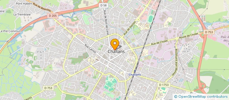 localisation de l'entreprise SCI FLORELIEN à CHALLANS