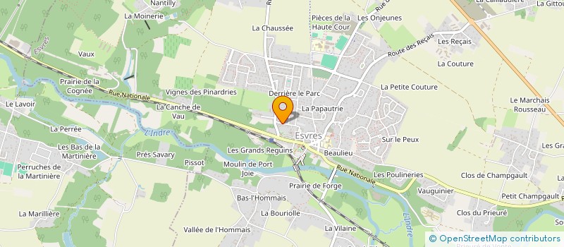 localisation de l'entreprise SCI FLOREMA  ESVRES