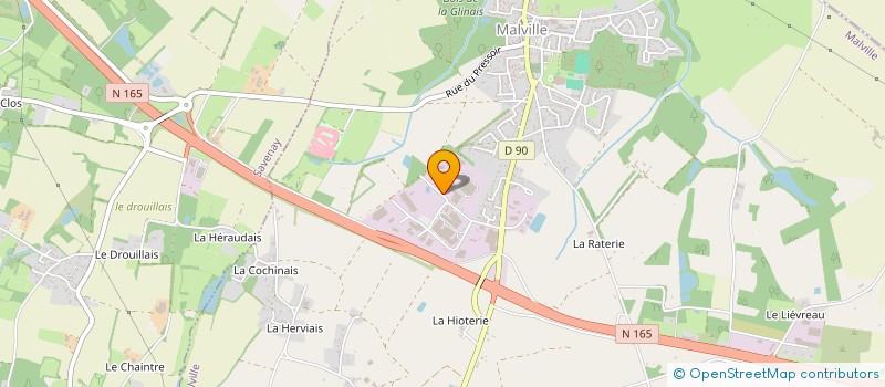 localisation de l'entreprise SCI FLOREMALS  MALVILLE