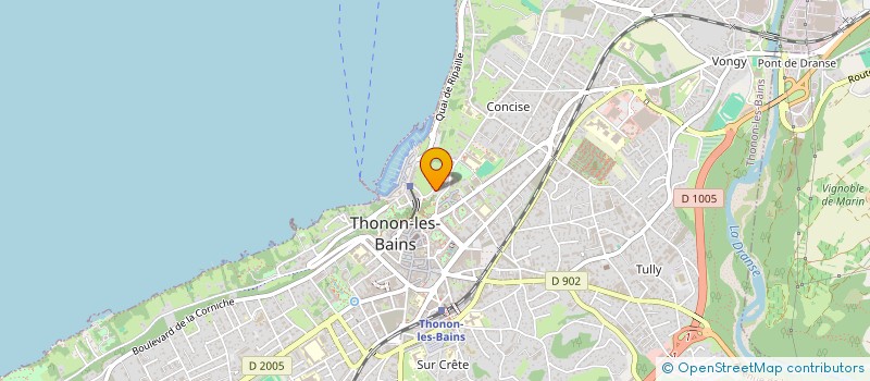 localisation de l'entreprise SCI FLORENCE à THONON-LES-BAINS