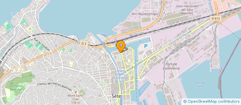 localisation de l'entreprise SCI FLORENCE  SETE