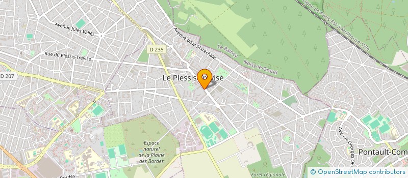 localisation de l'entreprise SCI FLORENCE  LE PLESSIS-TREVISE