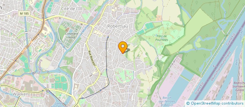 localisation de l'entreprise SCI FLORENCE  HNHEIM