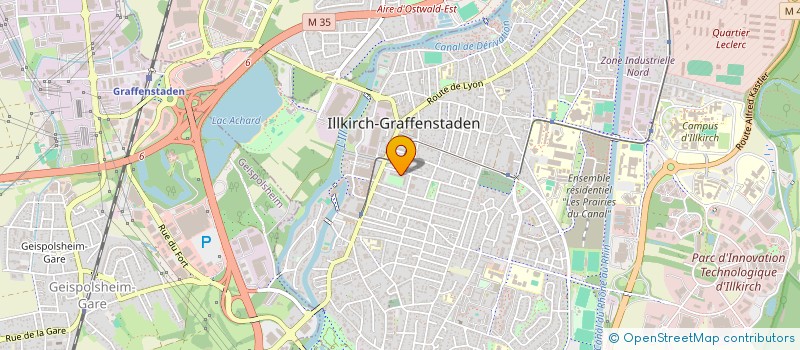 localisation de l'entreprise SCI FLORENCE  ILLKIRCH-GRAFFENSTADEN
