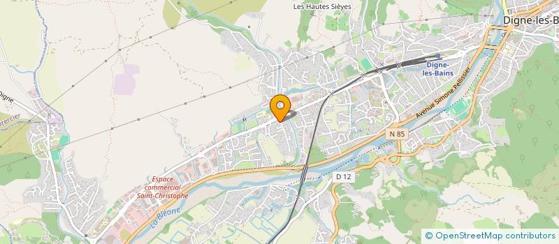 localisation de l'entreprise SCI FLORENCE à DIGNE-LES-BAINS