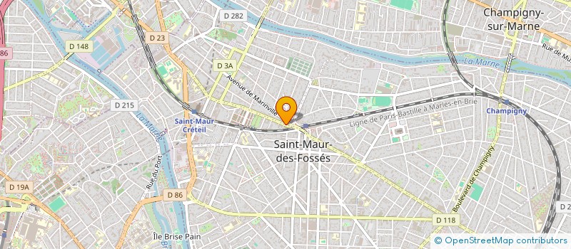 localisation de l'entreprise SCI FLORENCE à SAINT-MAUR-DES-FOSSES