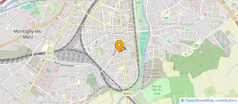 localisation de l'entreprise SCI FLORENCE ALAIN JOSIANE  METZ