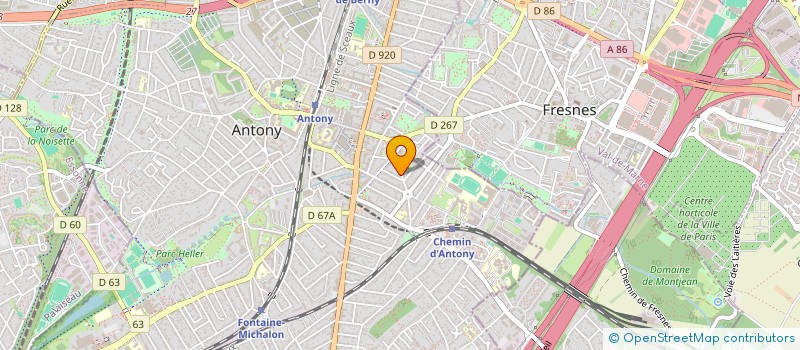 localisation de l'entreprise SCI FLORENCE BESSE à ANTONY