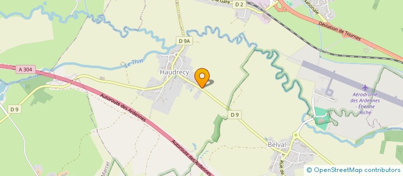 localisation de l'entreprise SCI FLORENCE-HELENE  HAUDRECY