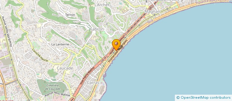localisation de l'entreprise SCI FLORENT à NICE