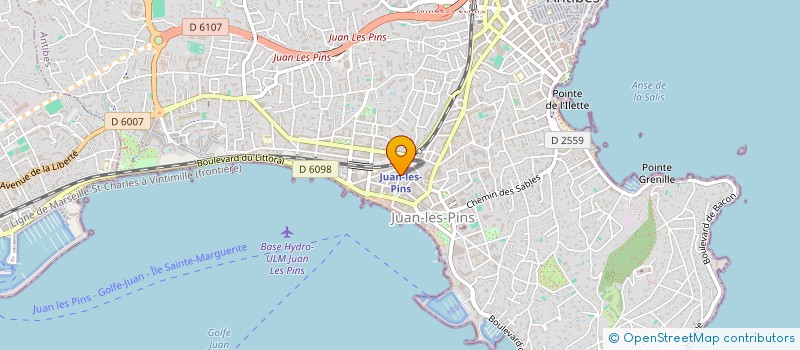 localisation de l'entreprise SCI FLORENT  ANTIBES