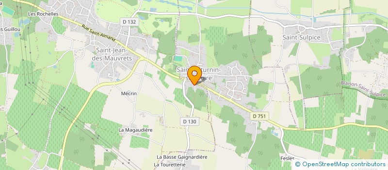 localisation de l'entreprise SCI FLORENT  LES GARENNES SUR LOIRE