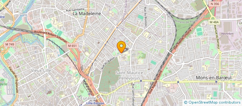 localisation de l'entreprise SCI FLORENT à LILLE