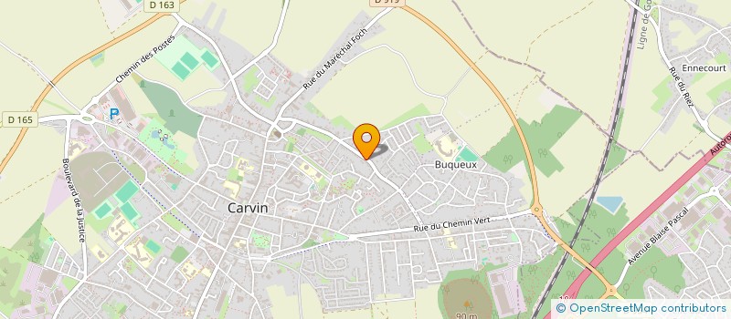 localisation de l'entreprise SCI FLORENT EVRARD  CARVIN