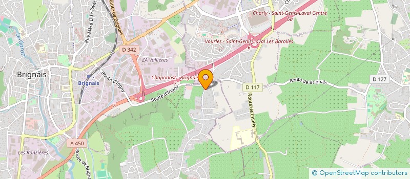 localisation de l'entreprise SCI FLORENTIN  VOURLES