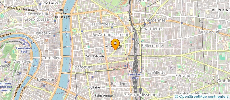 localisation de l'entreprise SCI FLORENTIN  LYON