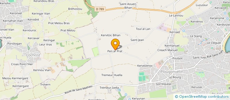 localisation de l'entreprise SCI FLORENTIN  PLOUGONVELIN