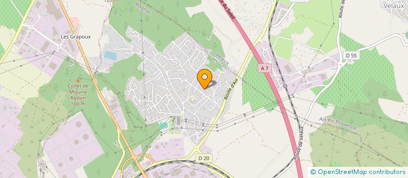 localisation de l'entreprise SCI FLORENTINO-RODRIGUEZ  ROGNAC