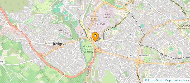 localisation de l'entreprise SCI FLORENTY à MONTPELLIER
