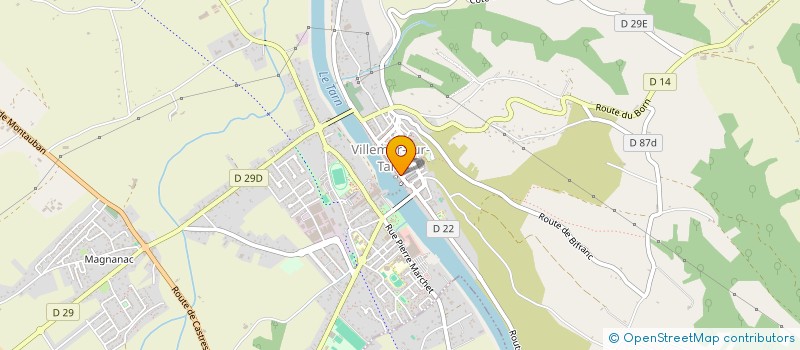 localisation de l'entreprise SCI FLORES  VILLEMUR-SUR-TARN