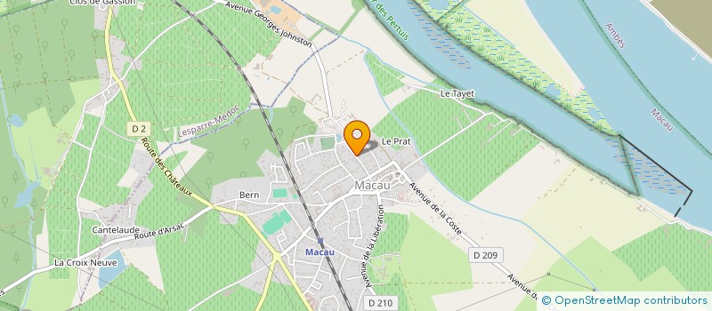 localisation de l'entreprise SCI FLORES  ARSAC