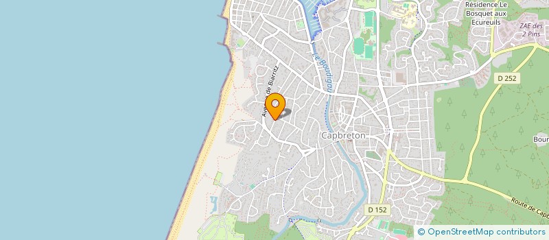 localisation de l'entreprise SCI FLORES  CAPBRETON