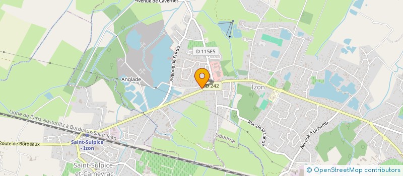 localisation de l'entreprise SCI FLORES  IZON